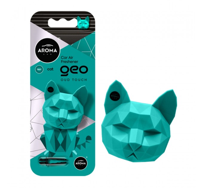 Ароматизатор Aroma Car Geo Cat - Turquoise Oud Touch сухой, цена: 151 грн.