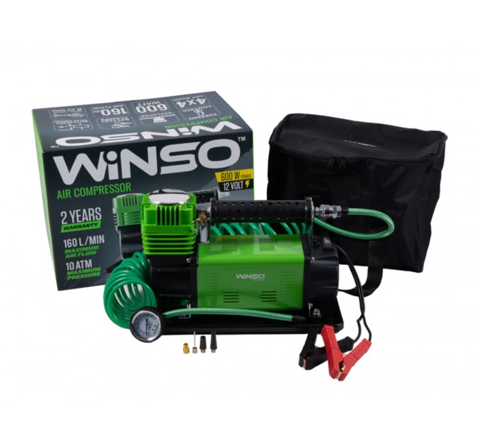 Компресор автомобільний Winso 10Атм 160л/хв 600Вт, ціна: 3 647 грн.