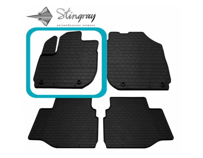 Honda HR-V (2013-2021) коврик передний левый (Stingray), цена: 812 грн.