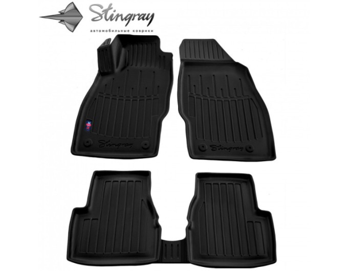 Opel Corsa D (2006-2014) комплект 3D ковриков с 5 штук (Stingray), цена: 1 870 грн.