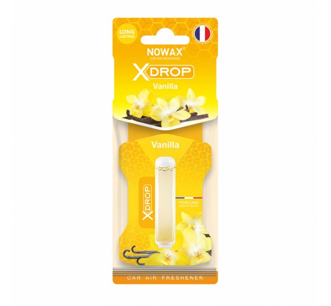 Ароматизатор целюлозний з капсулою Nowax серія X Drop - Vanilla, ціна: 63 грн.
