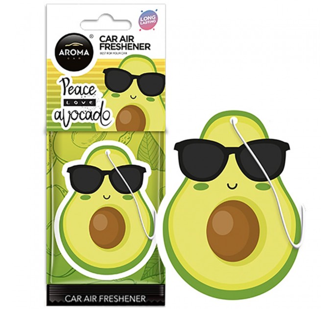 Ароматизатор Aroma Car Cellulose Fruits - Avocado сухой, цена: 57 грн.