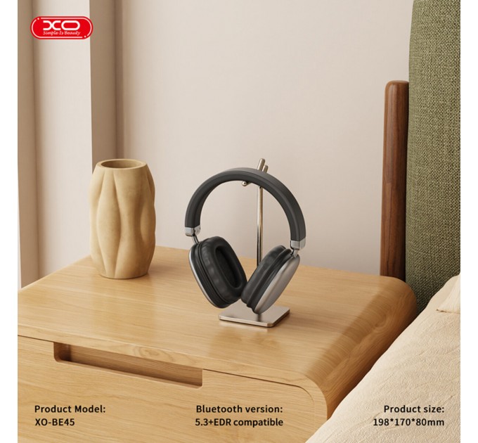 Беспроводные наушники XO BE45 Beiguo черные, цена: 539 грн.