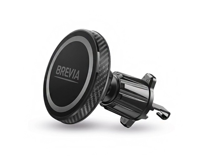 Тримач телефону автомобільний Brevia AirVent Ultra MagCircle на дефлектор, магнітний Magsafe, ціна: 429 грн.
