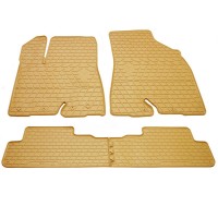 Toyota Toyota Highlander2014- Комплект из 4-х ковриков Бежевый в салон (Stingray)