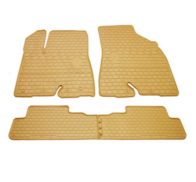 Toyota Toyota Highlander2014- Комплект из 4-х ковриков Бежевый в салон (Stingray), ціна: 2 200 грн.