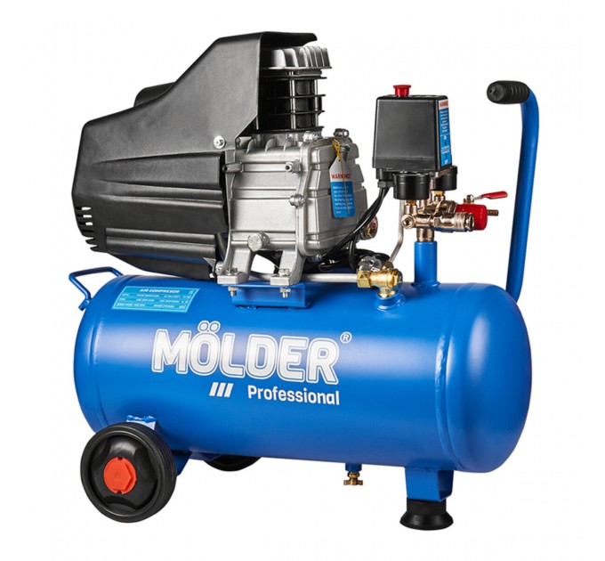 Компрессор воздушный Molder с ресивером 24л, 175л/мин, 1100Вт, цена: 7 233 грн.