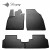 Skoda ENYAQ iV (2021-...) комплект килимків гумових з 4 штук (Stingray)