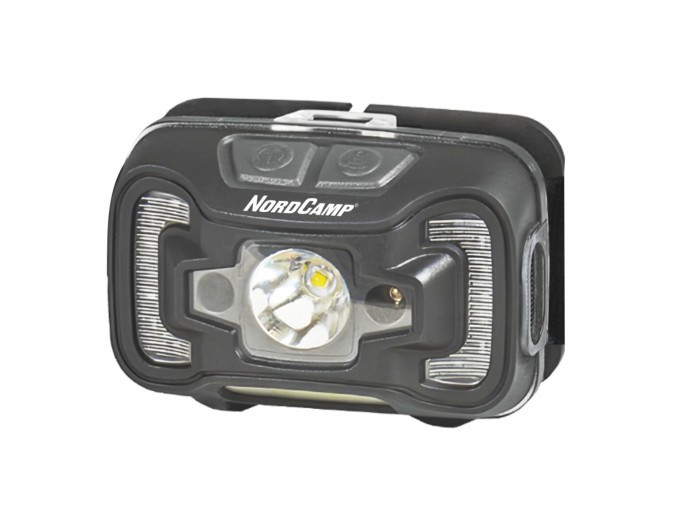 Ліхтар налобний Nord Camp 260Lm, 5W CREE XTE+COB, 3xAAA, з сенсором білий/червоний, ціна: 373 грн.