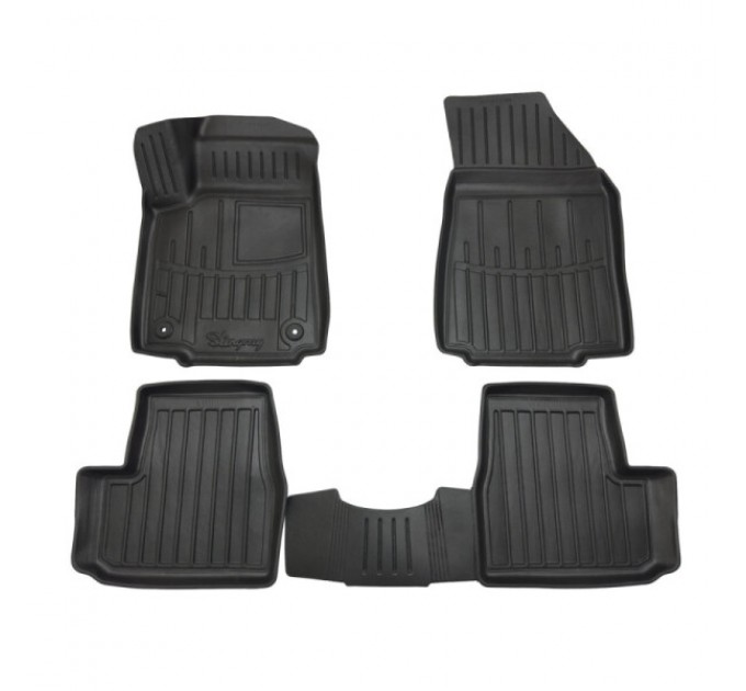 Citroen C3 IV (2024-...) (gasoline version) комплект 3D килимків з 4 штук (Stingray), ціна: 1 870 грн.
