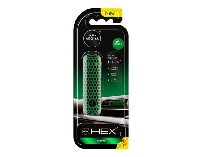 Ароматизатор на дефлектор Aroma Car Hex 13g - Lemon жидкий, цена: 164 грн.