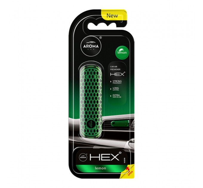 Ароматизатор на дефлектор Aroma Car Hex 13g - Lemon жидкий, цена: 164 грн.