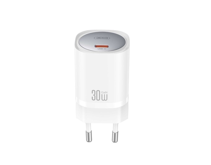 Сетевое зарядное устройство XO CE20 PD30W/PPS33W 1USB-C + Type-C кабель белый, цена: 449 грн.