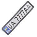 Рамка Сarlife под номер, черная матовая, цена: 211 грн.