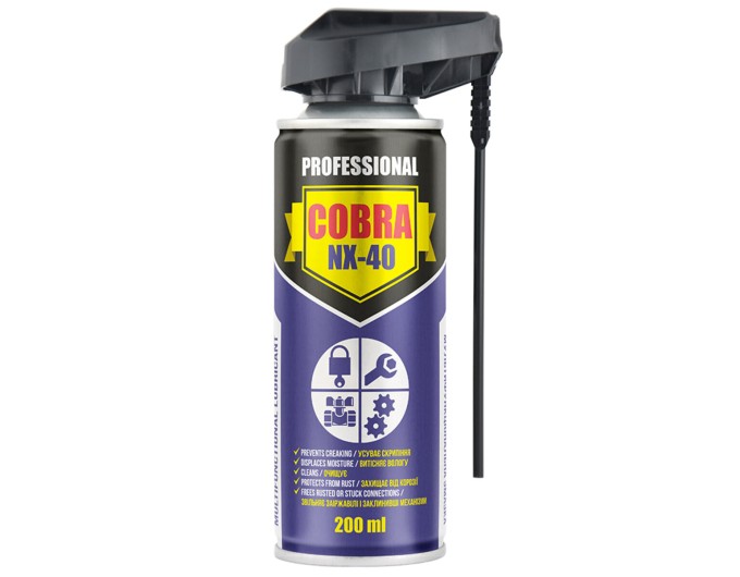 Змазка багатофункціональна Nowax NX-40 Multifunctional Lubricant Professional Cobra 200мл, ціна: 136 грн.