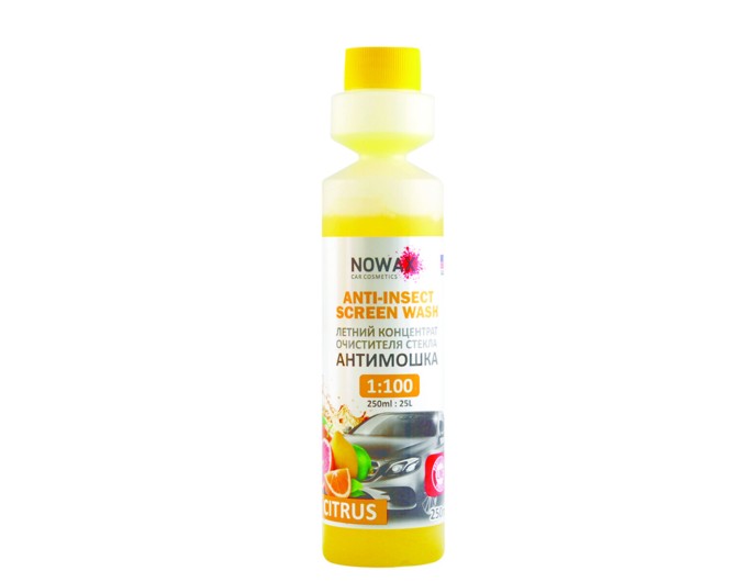 Омивач скла Nowax Anti Insekt літній Citrus концентрат 250мл, ціна: 92 грн.