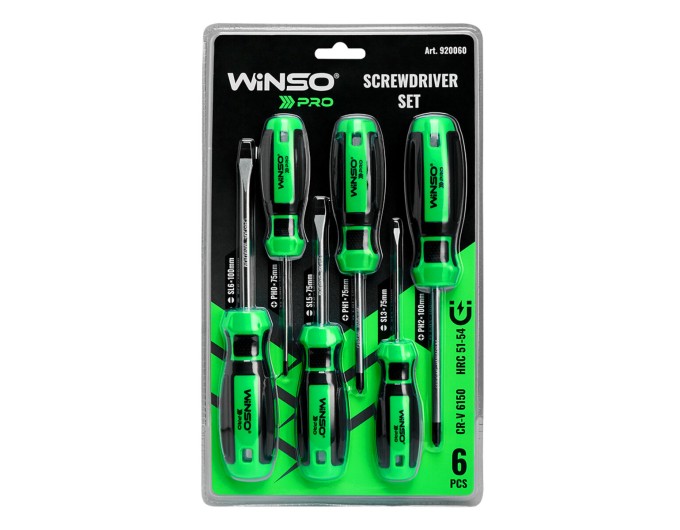 Набор отверток Winso Pro 6шт, цена: 309 грн.