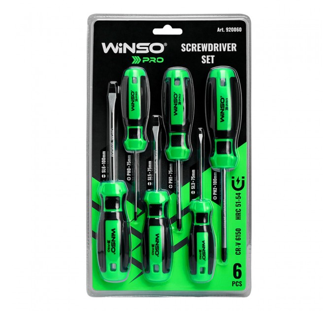 Набір викруток Winso Pro 6шт, ціна: 309 грн.