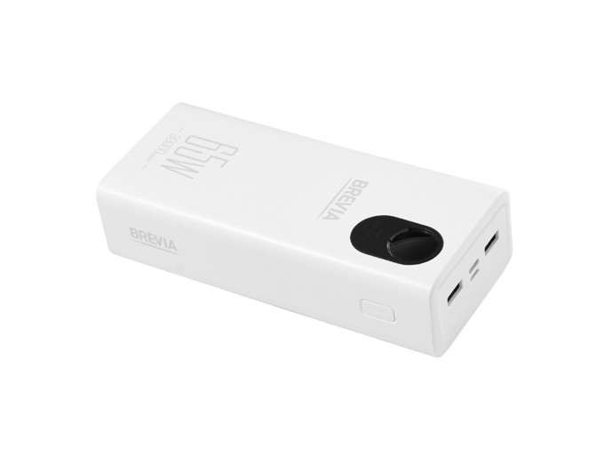 Повербанк (Power Bank) Brevia 30000mAh 65W Li-Pol, LCD белый, цена: 1 785 грн.