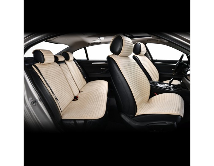 Комплект преміум накидок для сидінь CarLife Sport, biege, ціна: 4 561 грн.