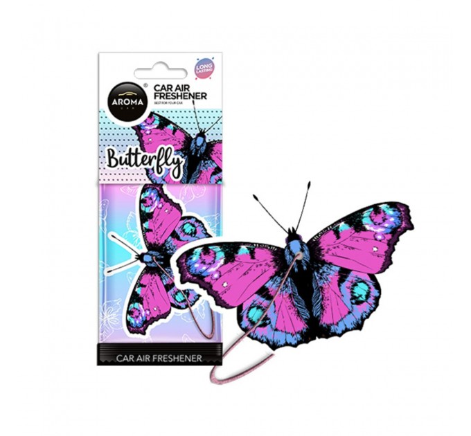 Ароматизатор Aroma Car Cellulose Animals - Butterfly Cherry сухой, цена: 55 грн.