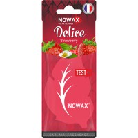 Ароматизатор повітря целюлозний Nowax серія Delice - Strawbеrry