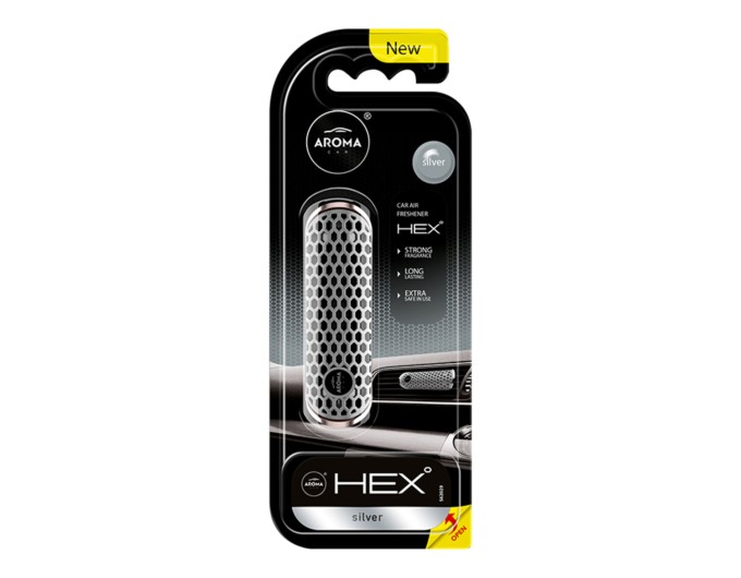Ароматизатор на дефлектор Aroma Car Hex 13g - Silver жидкий, цена: 164 грн.