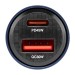 Автомобильное зарядное устройство Brevia ePower DualCharge 75W 1xUSB-C+1xUSB-A, прозрачный синий, цена: 336 грн.