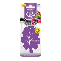 Освежитель воздуха Winso Lucky Leaf, целлюлозный ароматизатор, Wildberry