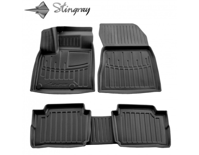 Nissan QASHQAI (J12) (e-power) (2021-...) комплект 3D ковриков с 5 штук (Stingray), цена: 1 870 грн.