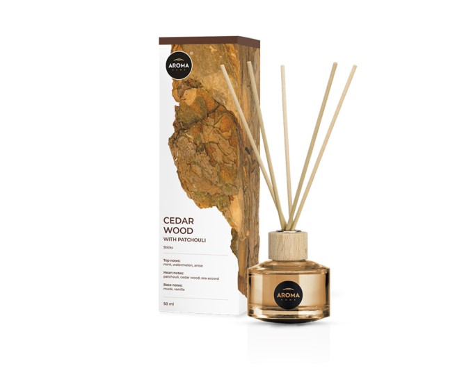 Аромадифузор с палочками Aroma Home Sticks Cedar wood with patchouli, цена: 229 грн.