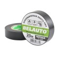 Лента изоляционная ПВХ Belauto 20м, 0.13x19мм, черная, проф., огнеупорная, цена: 41 грн.