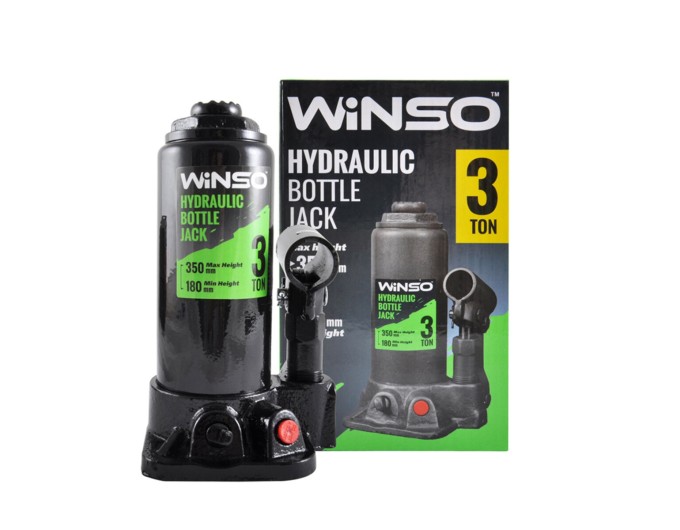 Домкрат гідравлічний пляшковий Winso 3т 180-350мм, ціна: 610 грн.