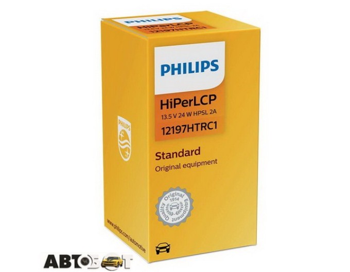 Лампа накаливания Philips Standard PW24W (HPSL 2A) 13.5V 24W 12197HTRC1 (1 шт.), цена: 1 486 грн.