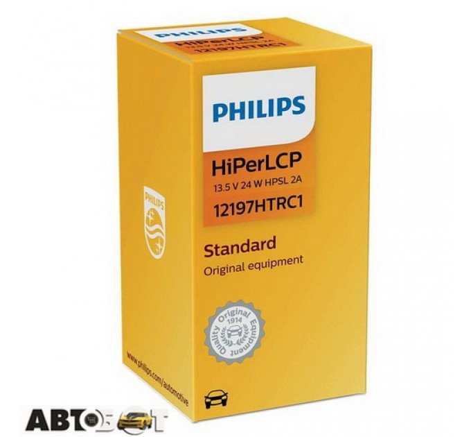 Лампа розжарювання Philips Standard PW24W (HPSL 2A) 13.5V 24W 12197HTRC1 (1 шт.), ціна: 973 грн.