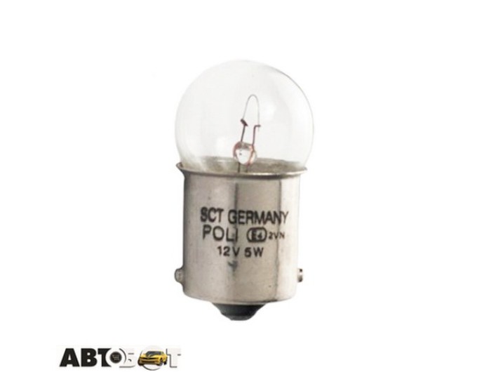 Лампа накаливания SCT R5W 12V 5W BA15s 202051 (1 шт.), цена: 27 грн.