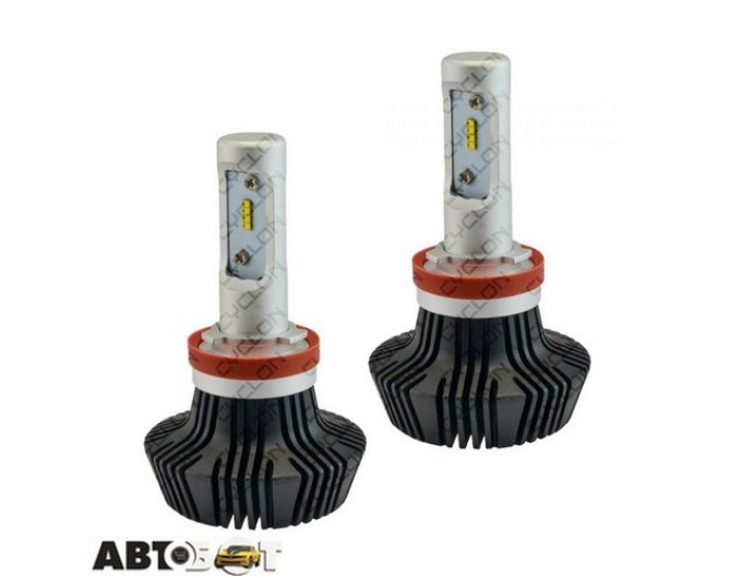 LED лампа CYCLON type 2 H16 5000K 4000Lm (2 шт.), цена: 791 грн.