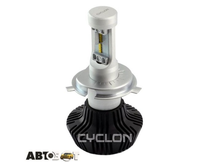 LED лампа CYCLON type 2 H4 Hi/Low 5000K 4000Lm (2 шт.), цена: 1 042 грн.