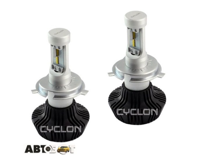LED лампа CYCLON type 2 H4 Hi/Low 5000K 4000Lm (2 шт.), цена: 1 042 грн.