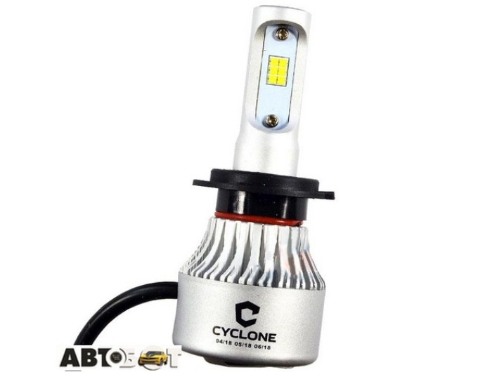 LED лампа CYCLON type 8 v2 H7 5000K 8000Lm (2 шт.), ціна: 458 грн.
