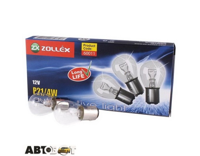 Лампа розжарювання Zollex P21/4W 12V 60011 (1шт.), ціна: 31 грн.