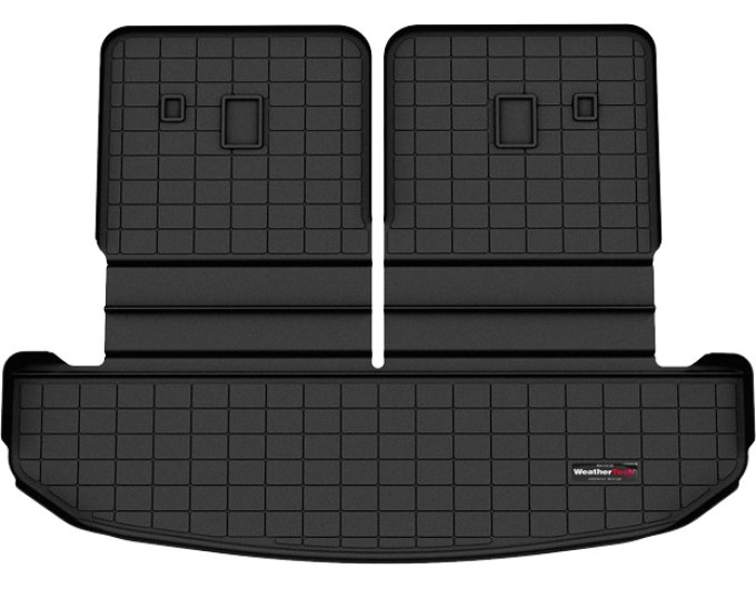 Коврик WeatherTech Black для Kia Sorento (mkIV)(trunk behind 2 row) 2020→, цена: 7 732 грн.