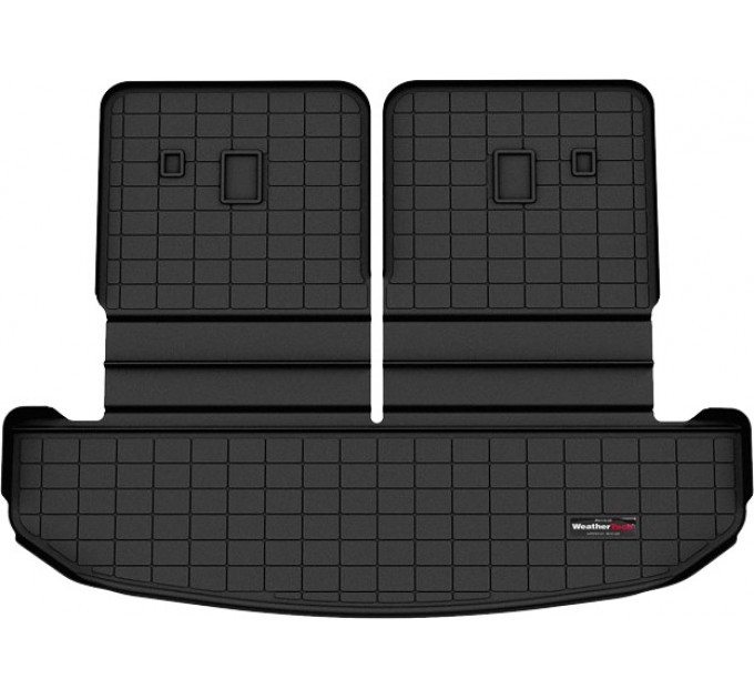 Коврик WeatherTech Black для Kia Sorento (mkIV)(trunk behind 2 row) 2020→, цена: 7 596 грн.