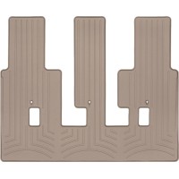 Коврики WeatherTech Beige для Kia Carnival (mkIV)(8 seats)(3 row) 2020→