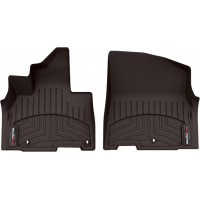 Коврики WeatherTech Choco для Kia Carnival (mkIV)(1 row) 2020→