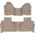 Коврики WeatherTech Beige для Chevrolet Silverado (mkIV); GMC Sierra (mkV)(double cab)(1 row bench seats)(with storage under 2 row) 2019→, цена: 15 243 грн.