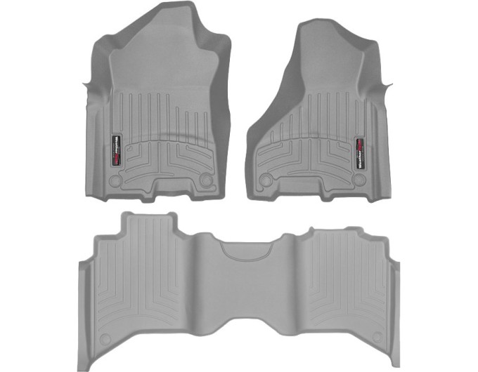 Коврики WeatherTech Grey для Dodge Ram 3500HD (mkV)(crew cab) 2019→, цена: 13 915 грн.