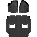 Коврики WeatherTech Black для Chrysler Pacifica (mkII)(not hybrid)(Limited Trim)(1-2-3 row) 2021→, ціна: 13 472 грн.