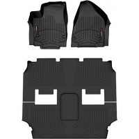 Коврики WeatherTech Black для Chrysler Pacifica (mkII)(not hybrid)(Limited Trim)(1-2-3 row) 2021→