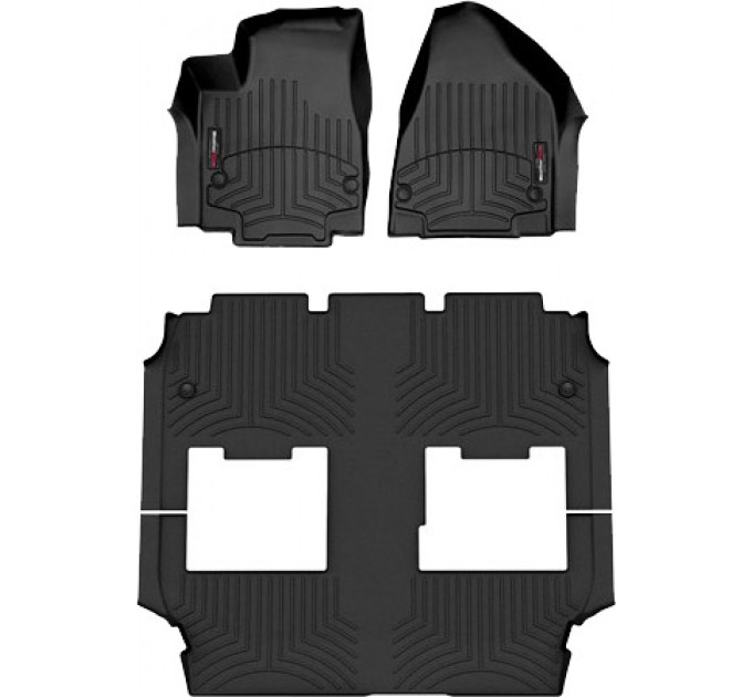 Коврики WeatherTech Black для Chrysler Pacifica (mkII)(hybrid)(Limited Trim)(1-2-3 row) 2021→, цена: 12 487 грн.